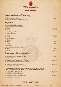 Speisekarte 07.10.2026 2